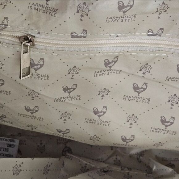 NWT, RED ROSES TOTE BAG - Picture 6 of 6